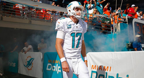 Ryan Tannehill and the Dolphins take on the Raiders in the Divisional round of the playoffs