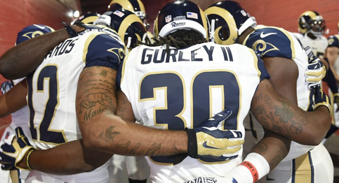 Gurley, Rams top 49ers to gain top spot in NFC West