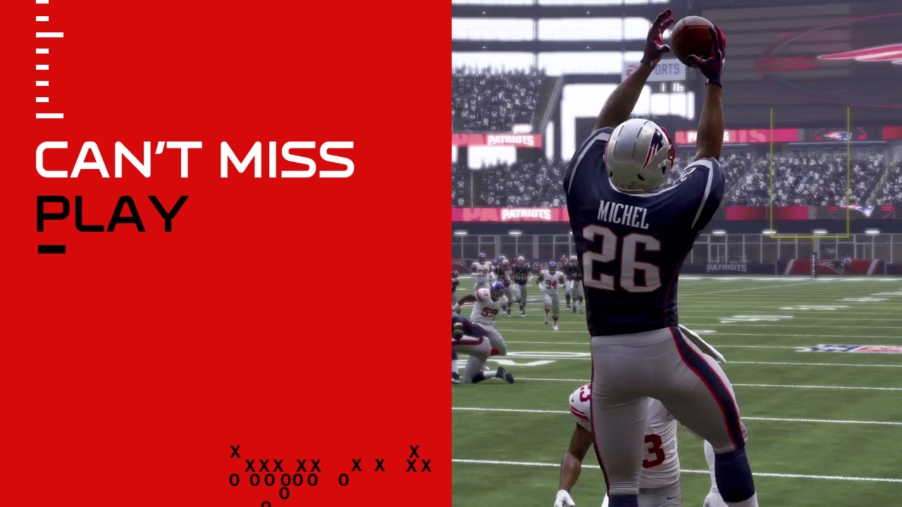 Can't Miss Play: Patriots half back Sony Michel catches – 2K Online  Franchise