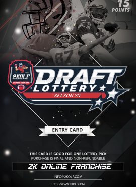 2K Online Franchise Draft Lottery – Season 20