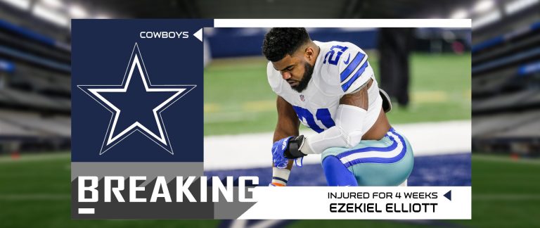 Cowboys reigning league MVP out with injury