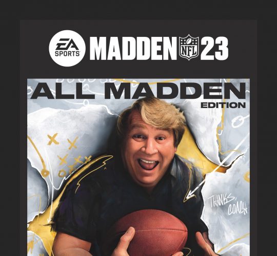 John Madden on cover of Madden 23