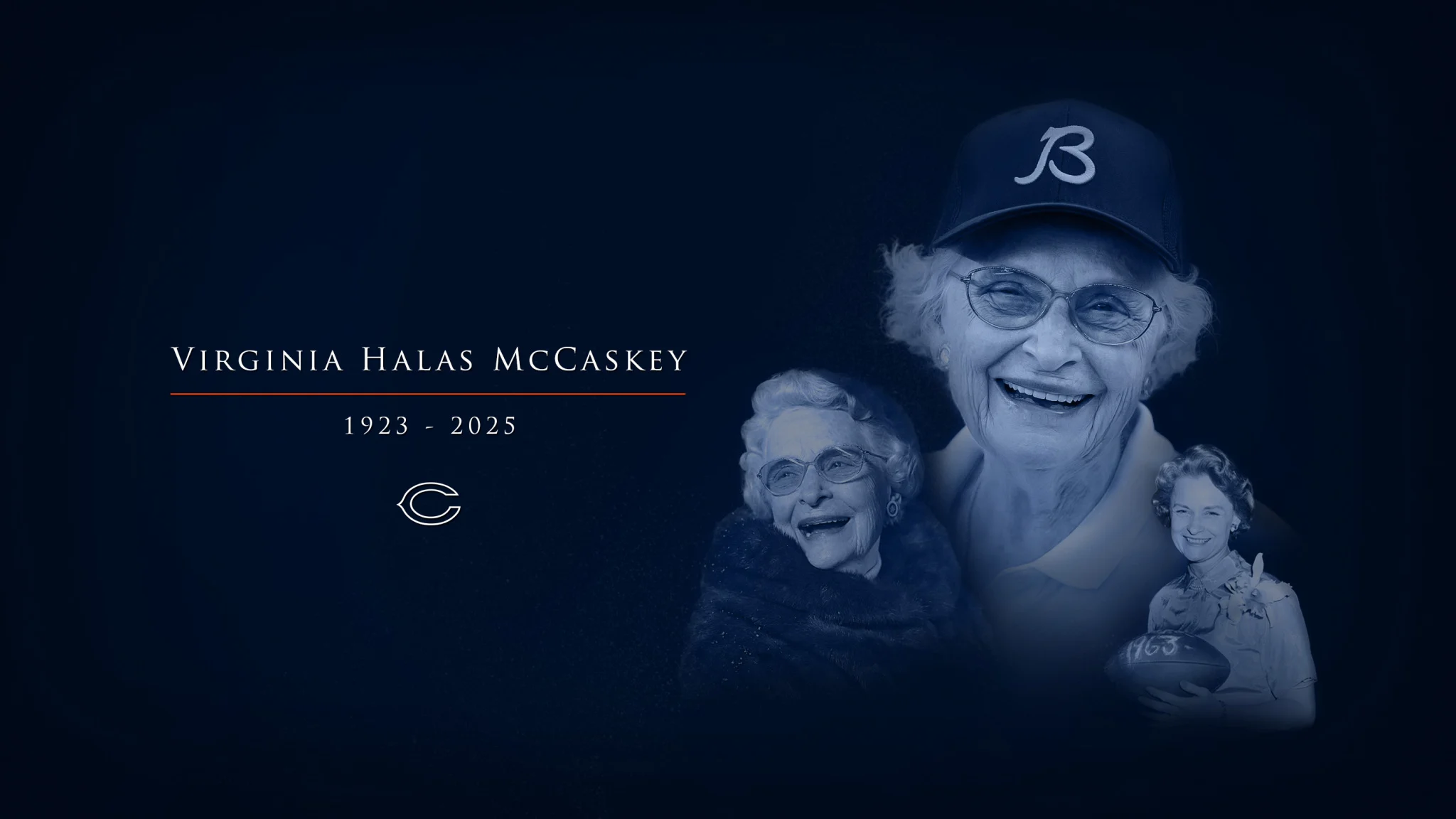 Virginia Halas McCaskey, the matriarch of the Chicago Bears and daughter of NFL pioneer George Halas