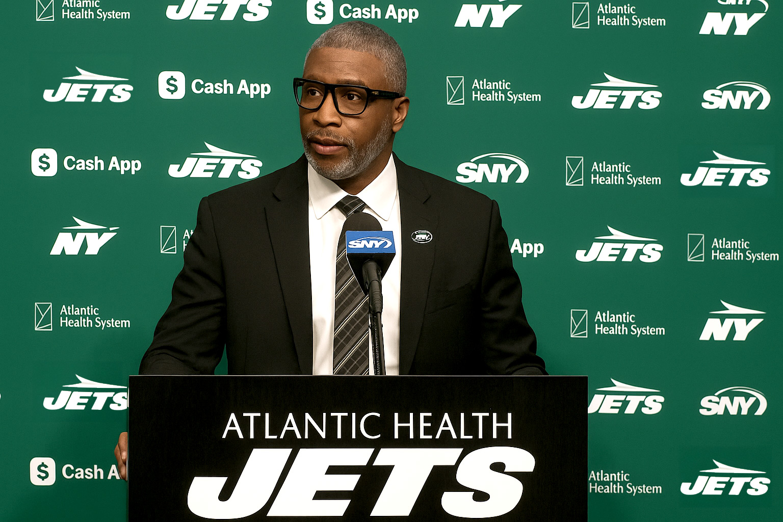 Aaron Glenn introduced as the new head coach of the Jets