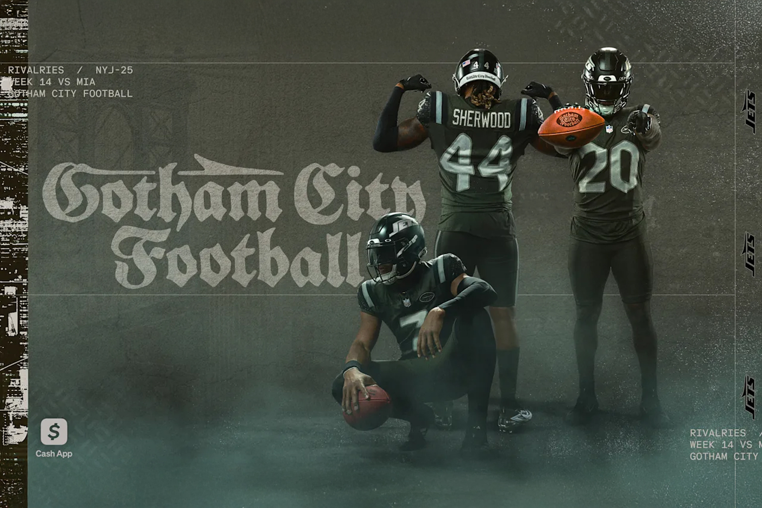 Jets Unveil “Gotham City Football” Rivalries Uniform