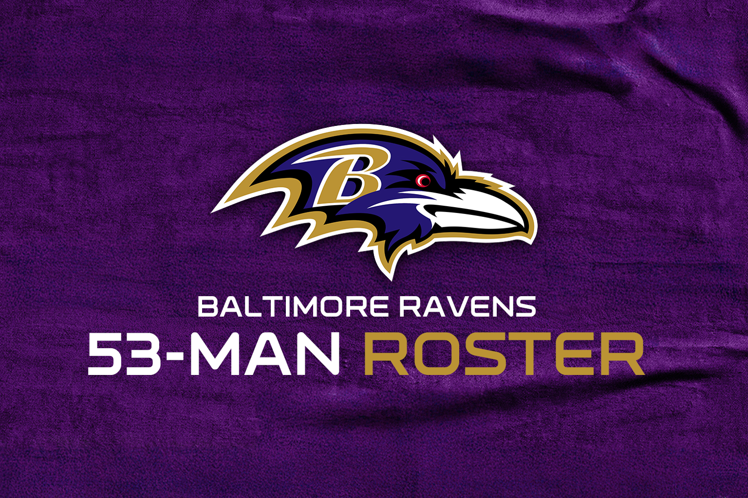 Baltimore Ravens — 53-man roster, cuts, and practice squad