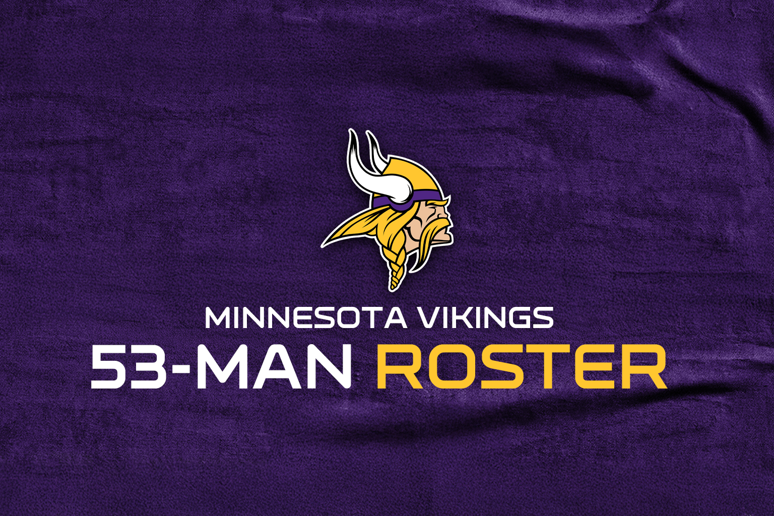 Minnesota Vikings — 53-man roster, cuts, practice squad & what it means
