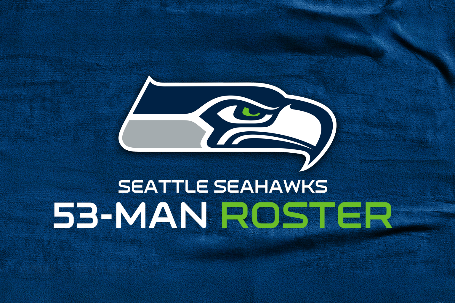 Seattle Seahawks — Initial 53, Cuts & Practice Squad