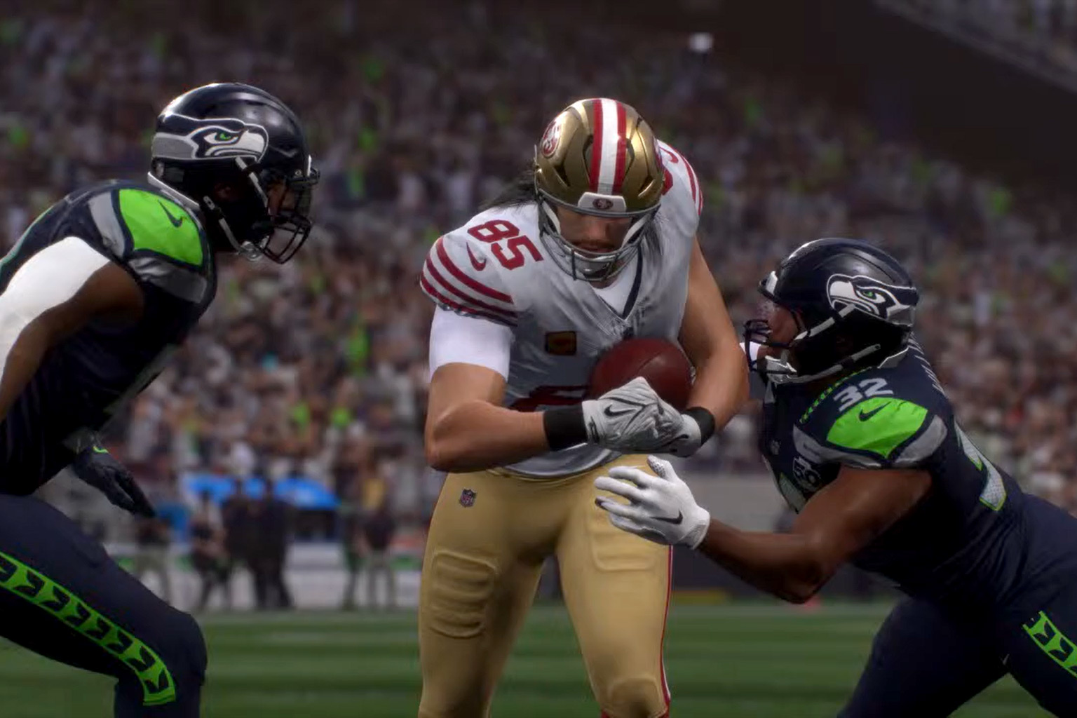 Seahawks jump on 49ers early, hold off second-half surge to win Season 33 opener, 30–23