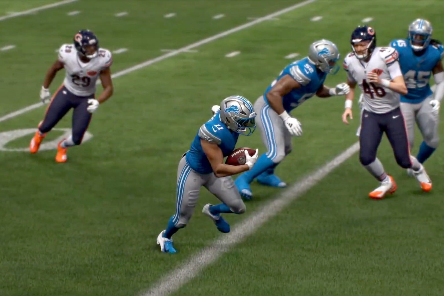 Detroit Lions 29, Chicago Bears 7: Defense intercepts Williams twice