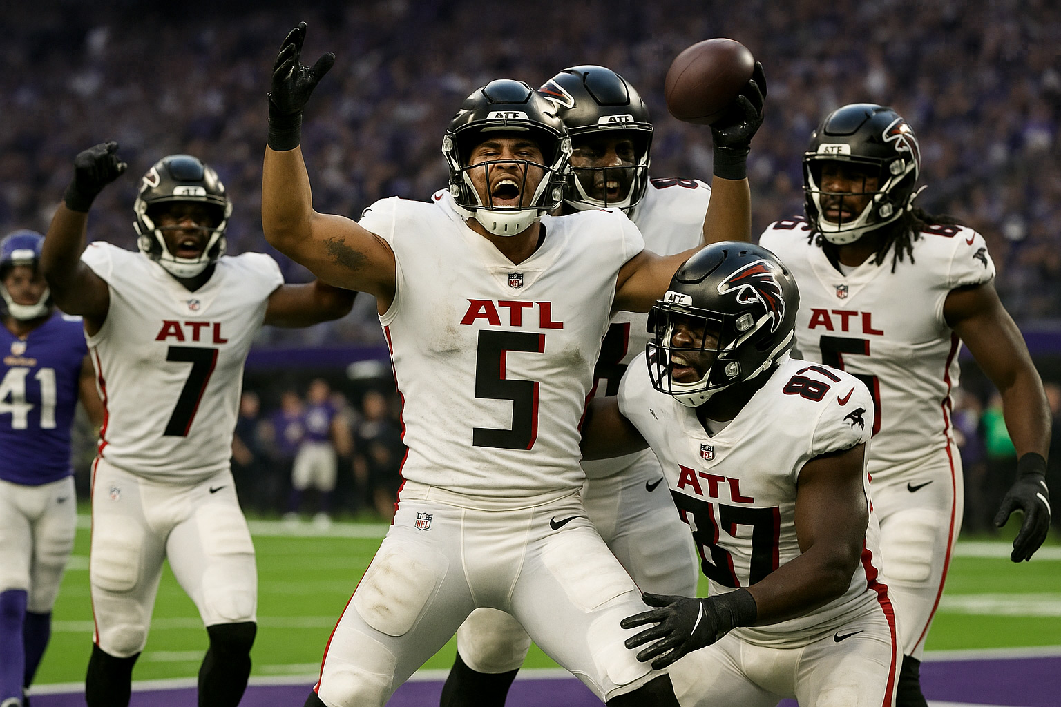 Penix Jr. to London with one second left lifts Falcons over Vikings 35–31