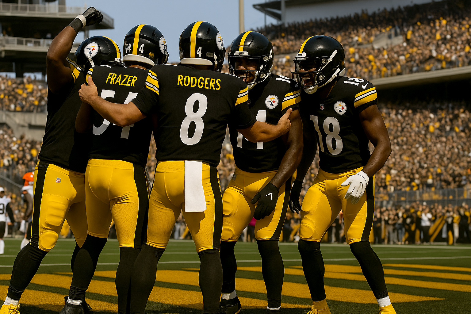 Steelers 38, Browns 34: Rodgers’ late sneak keeps Pittsburgh undefeated in AFC North thriller