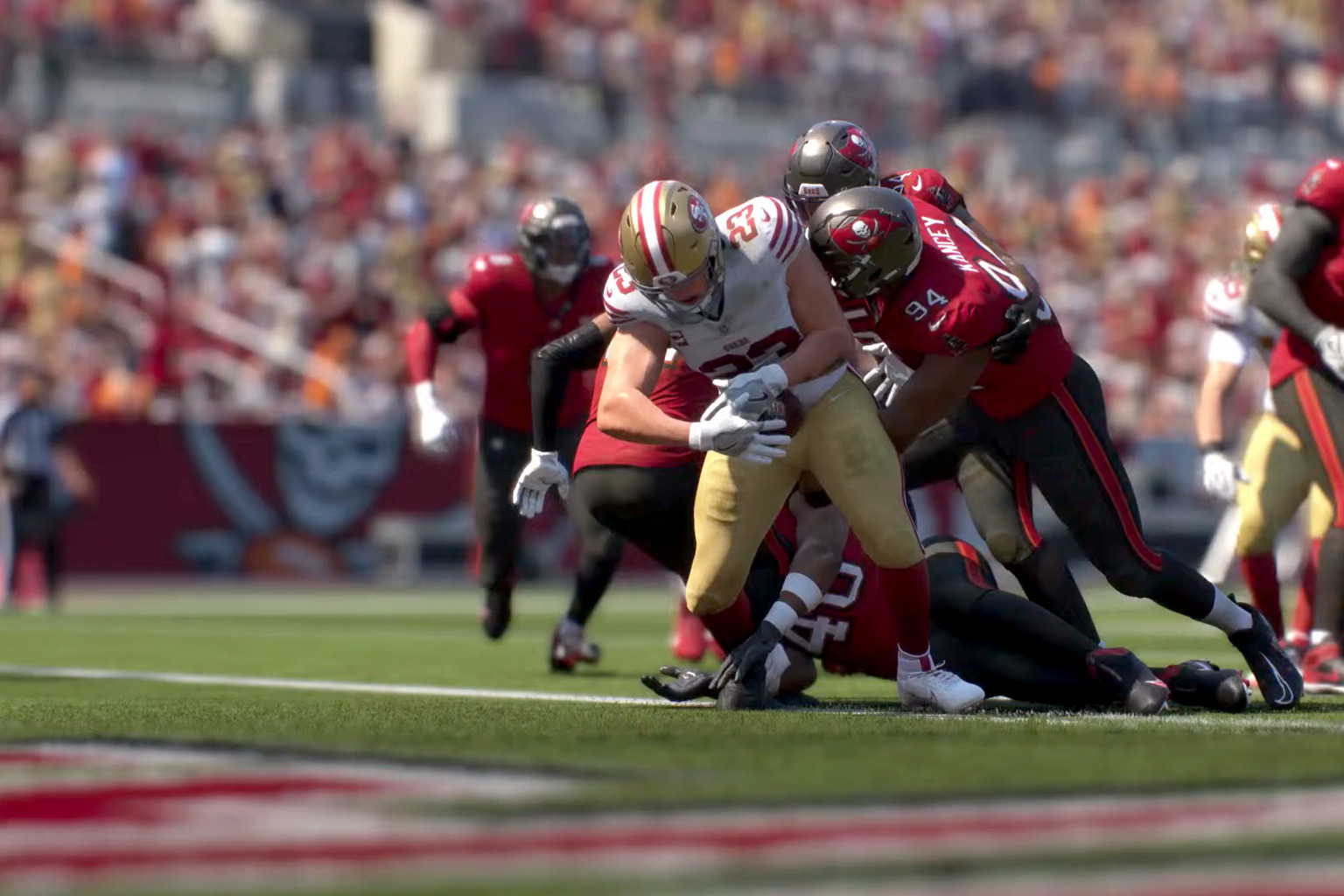 Purdy’s five-pick night nearly sinks 49ers, but McCaffrey’s heroics push San Francisco to third straight win