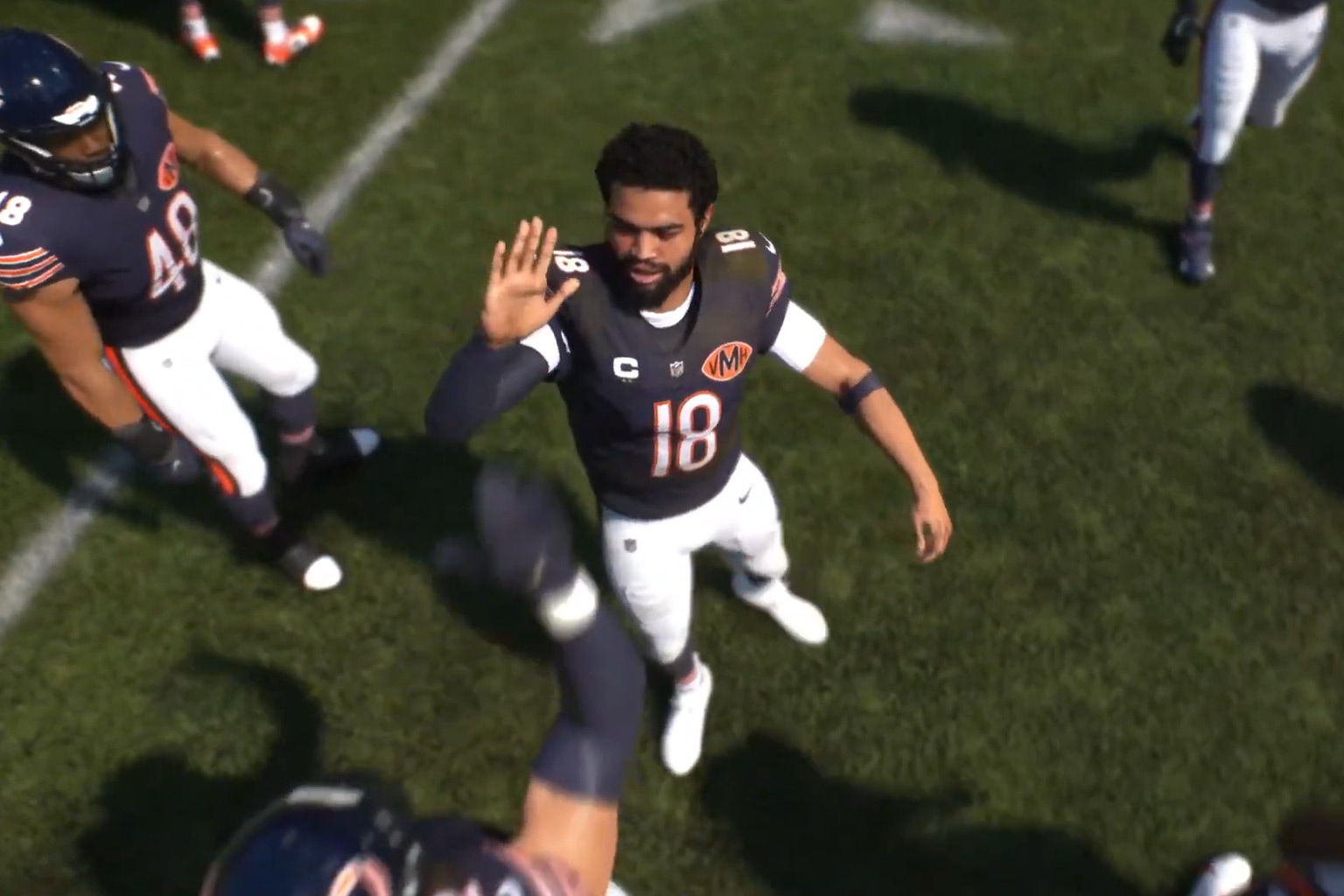 Caleb Williams throws six TDs as Bears crush Saints 45–23