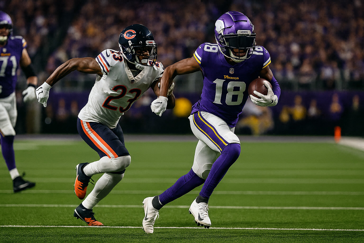 Vikings Win Instant Classic, Outlasting Bears 46–43 in Minneapolis Shootout