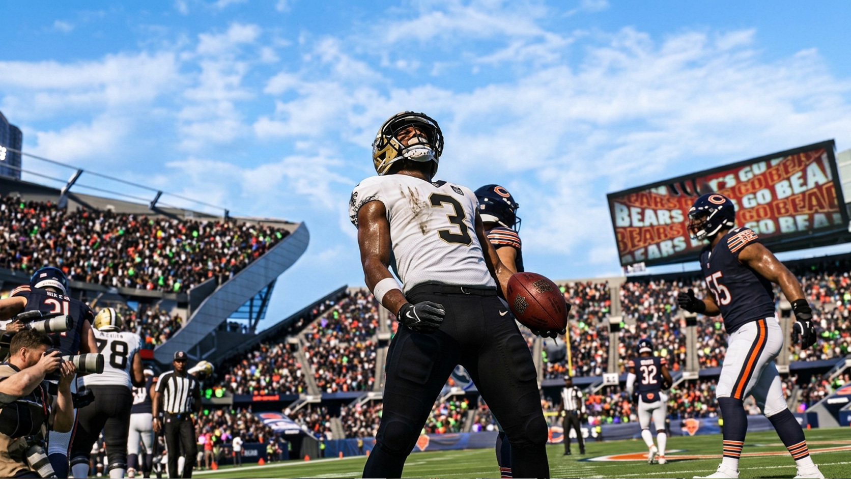 Etienne rushes for 154 yards, 2 TDs as Saints beat Bears 31-13